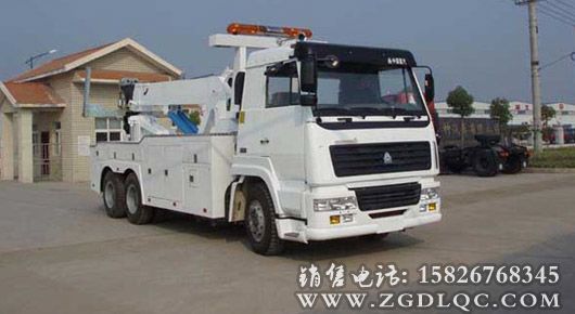 斯太爾后雙橋清障車
